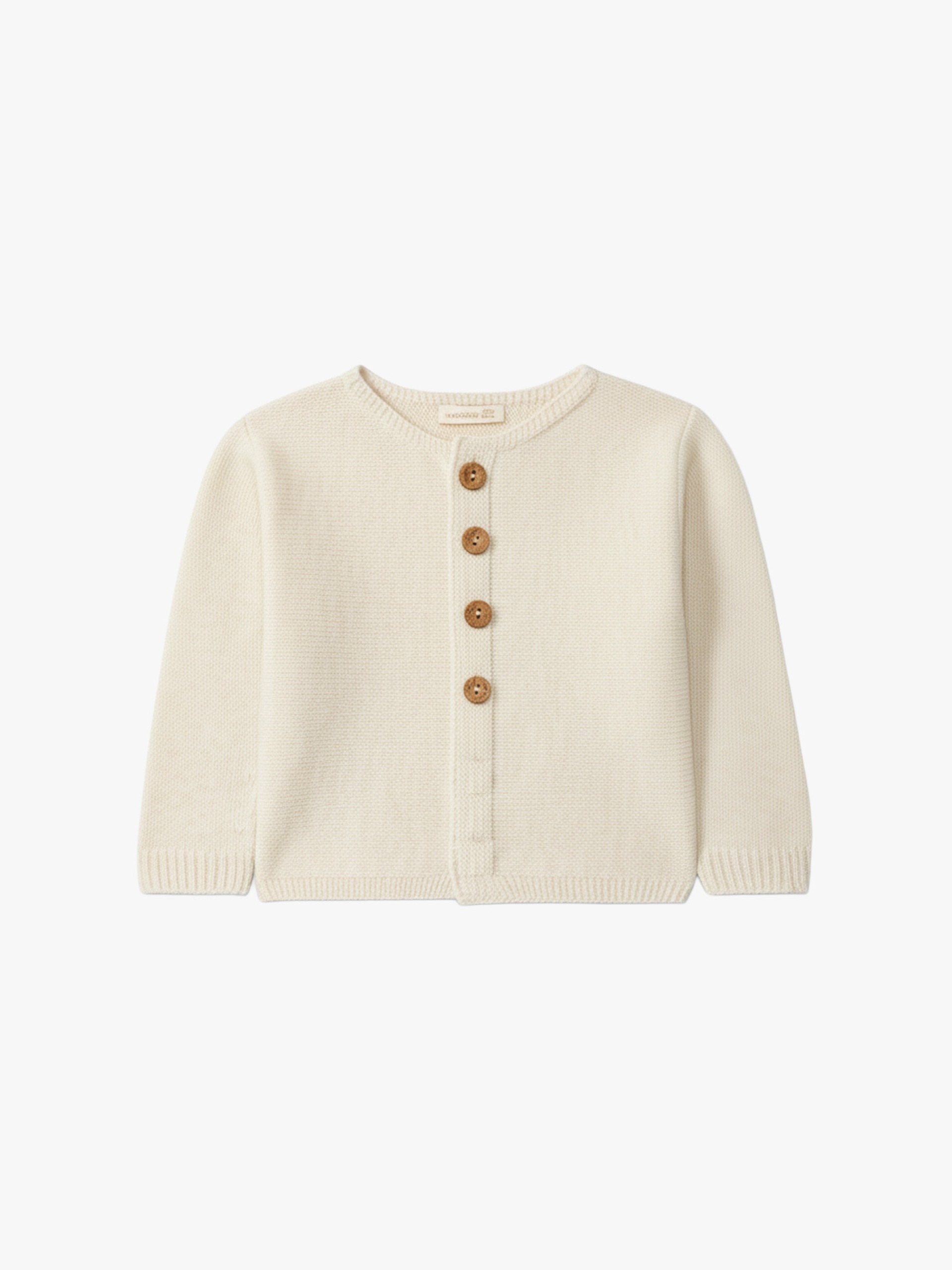 Knitted wool cardigan