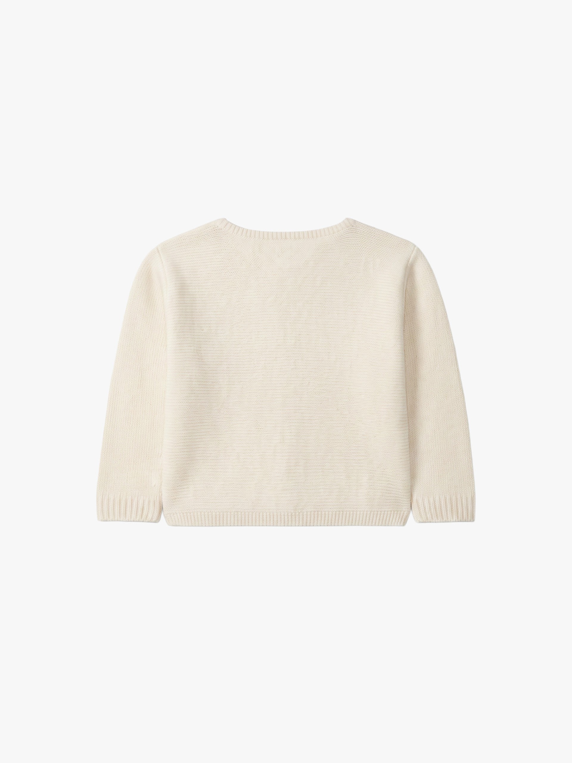 Knitted wool cardigan