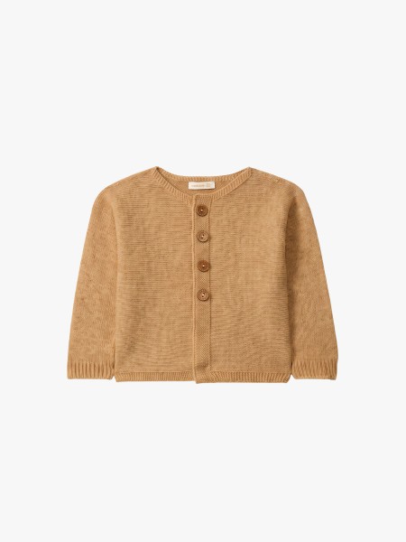 Knitted wool cardigan