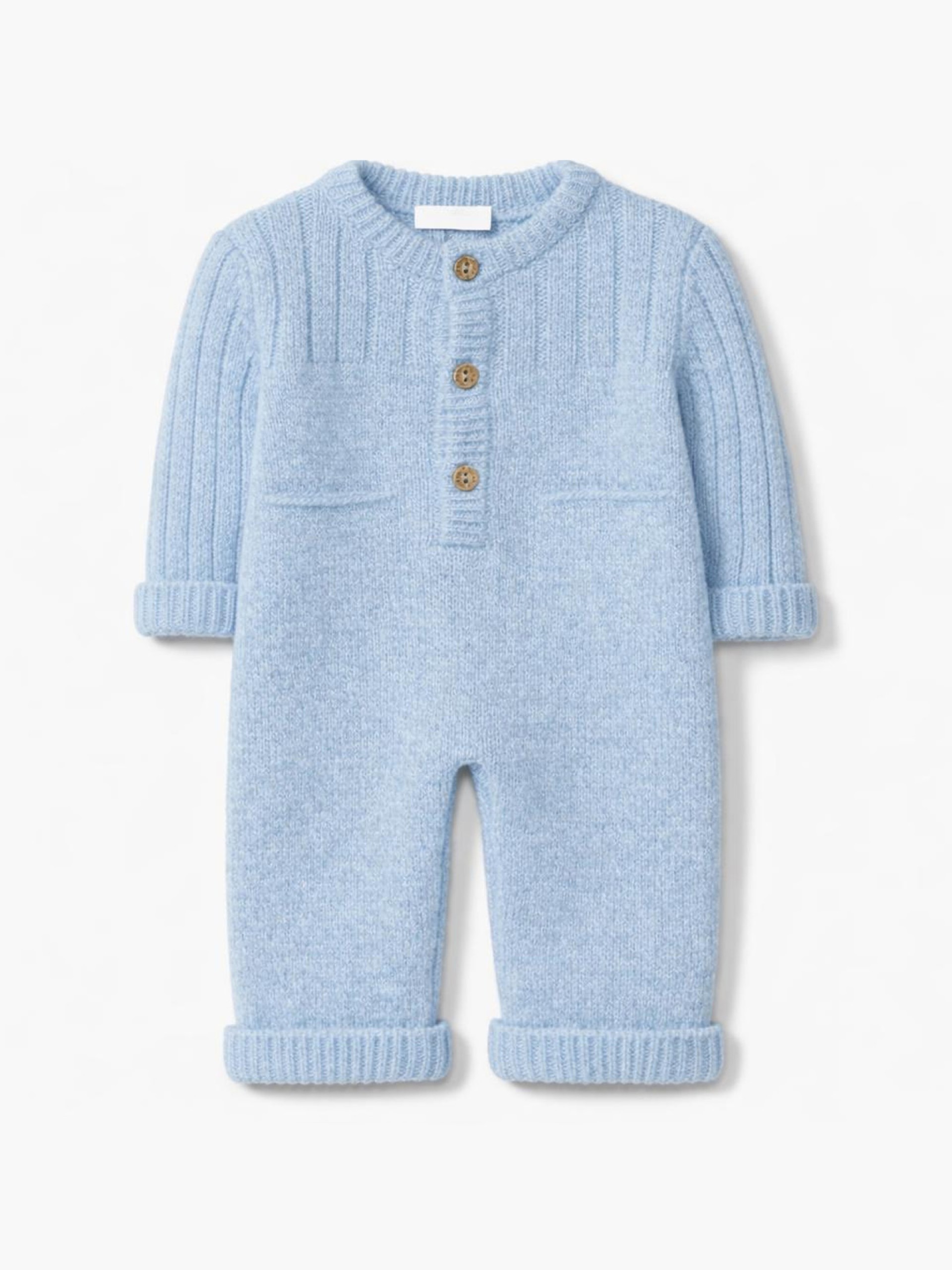 Knitted wool jumpsuit