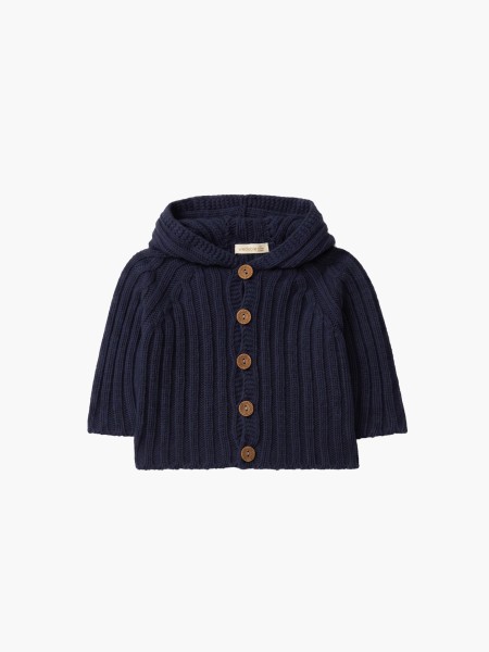 Hooded wool cardigan Hooded wool cardigan