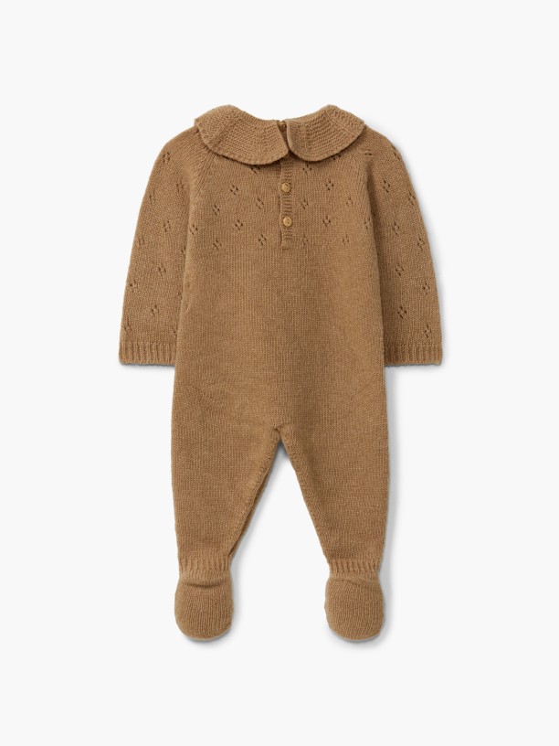 Knitted wool babygrow Knitted wool babygrow