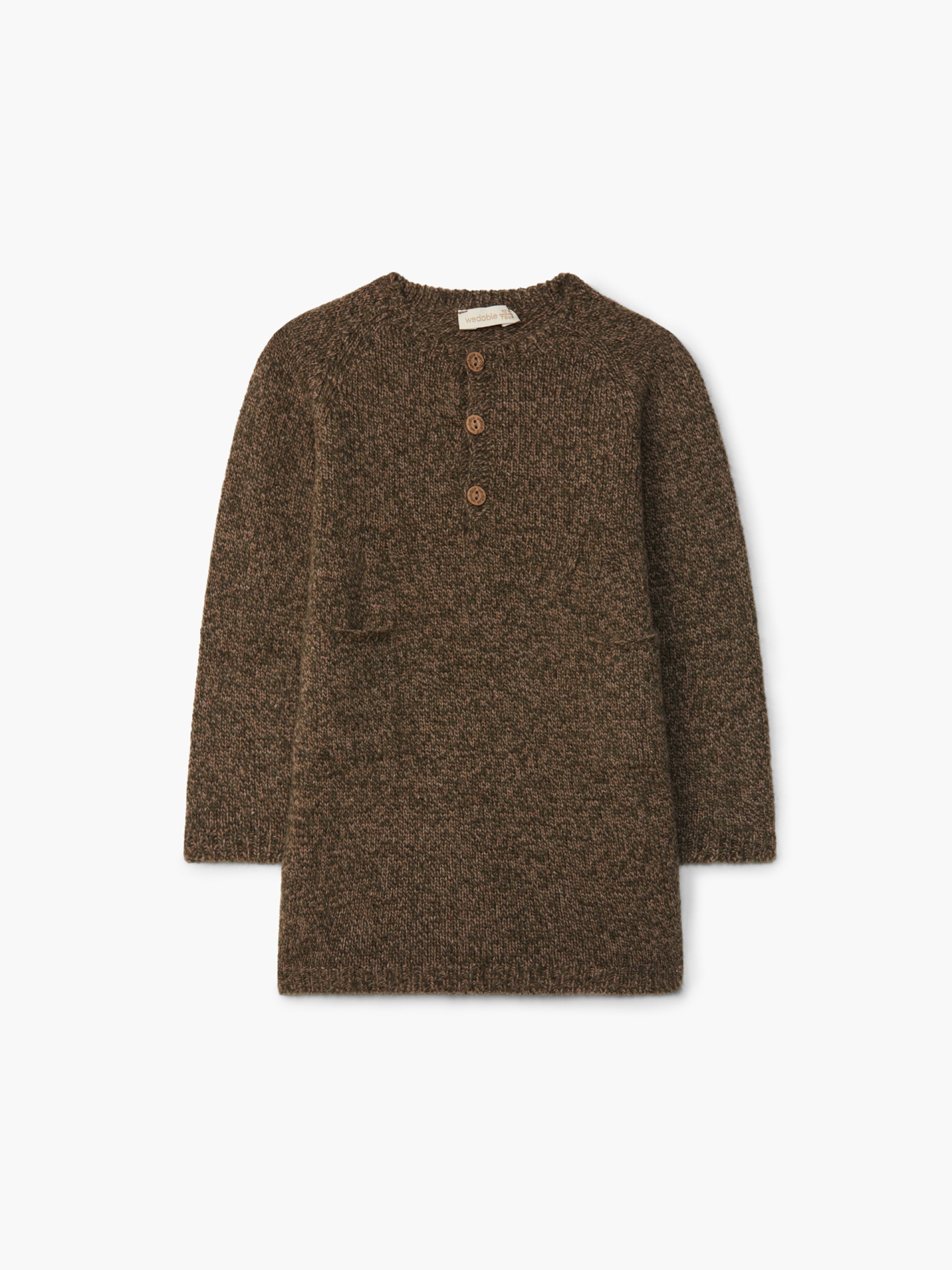 Knitted wool dress