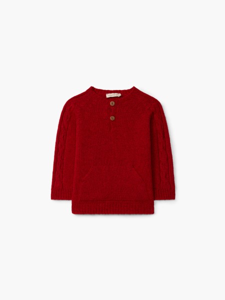 Knitted wool sweater