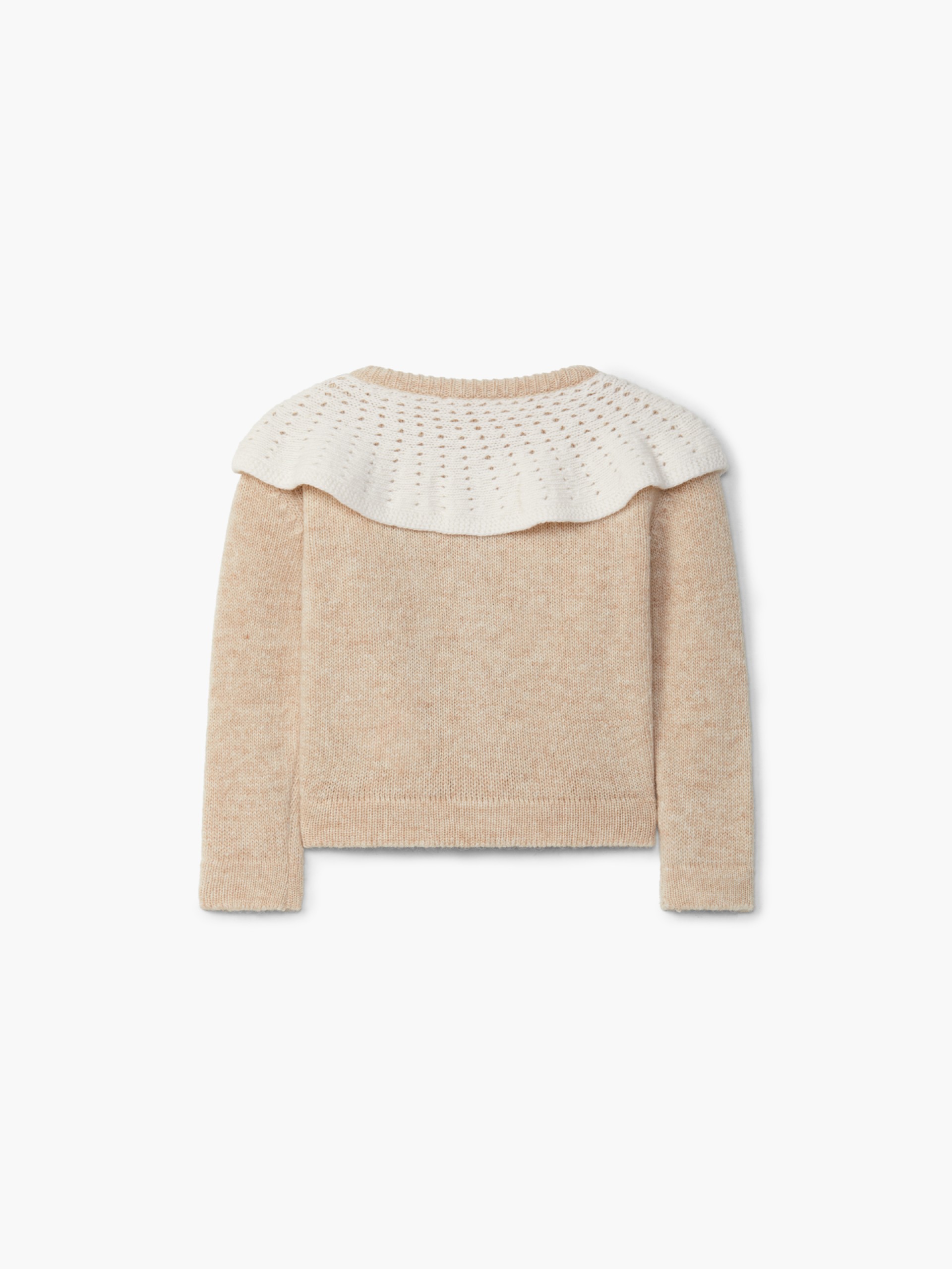 Knitted wool cardigan