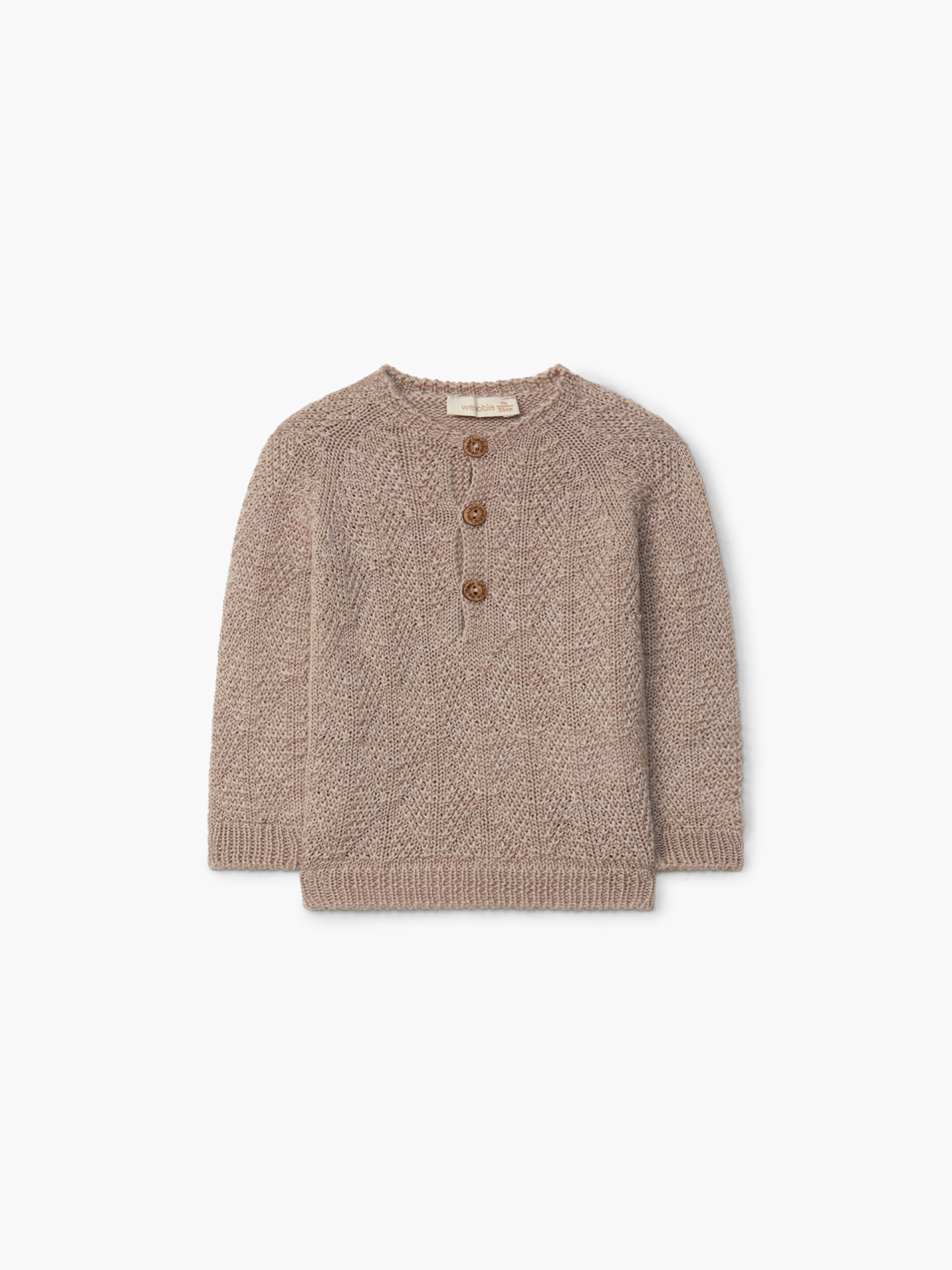 Knitted wool sweater