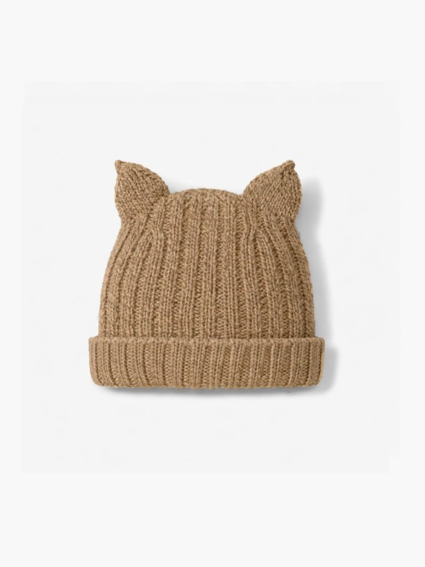 Knitted wool beanie