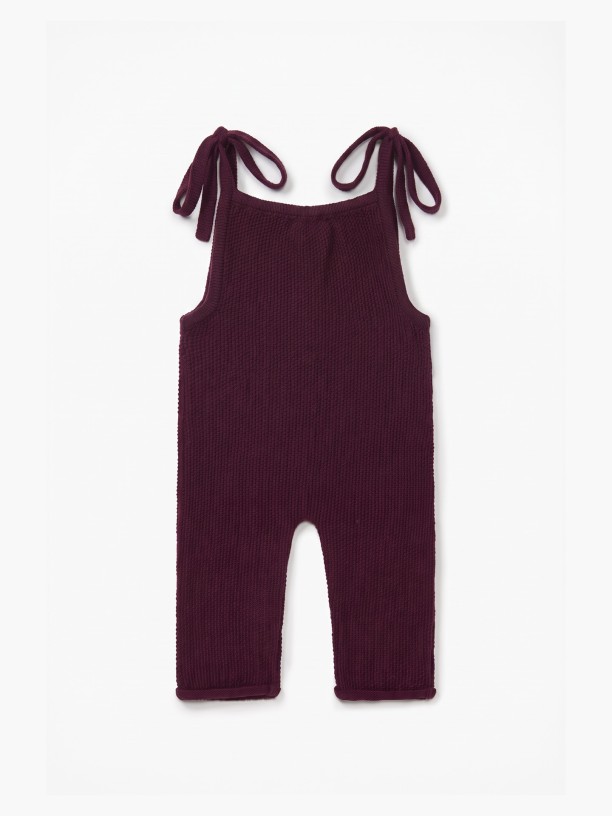 Knitted wool dungarees Knitted wool dungarees