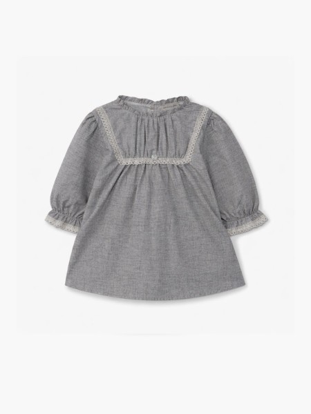 Vestido em sarja Vestido em sarja