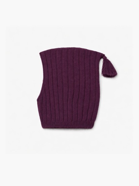 Knitted wool balaclava Knitted wool balaclava