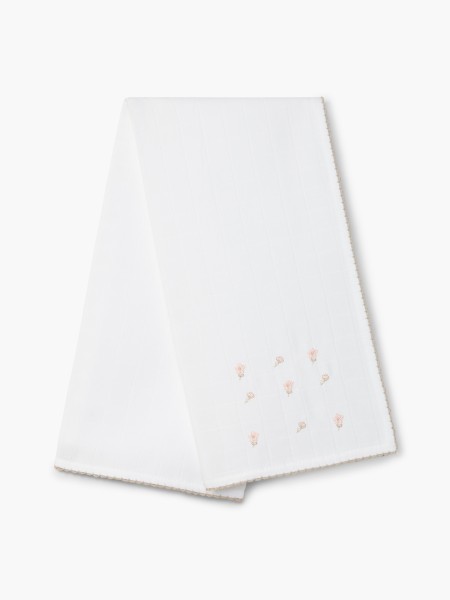 Floral cotton swaddle