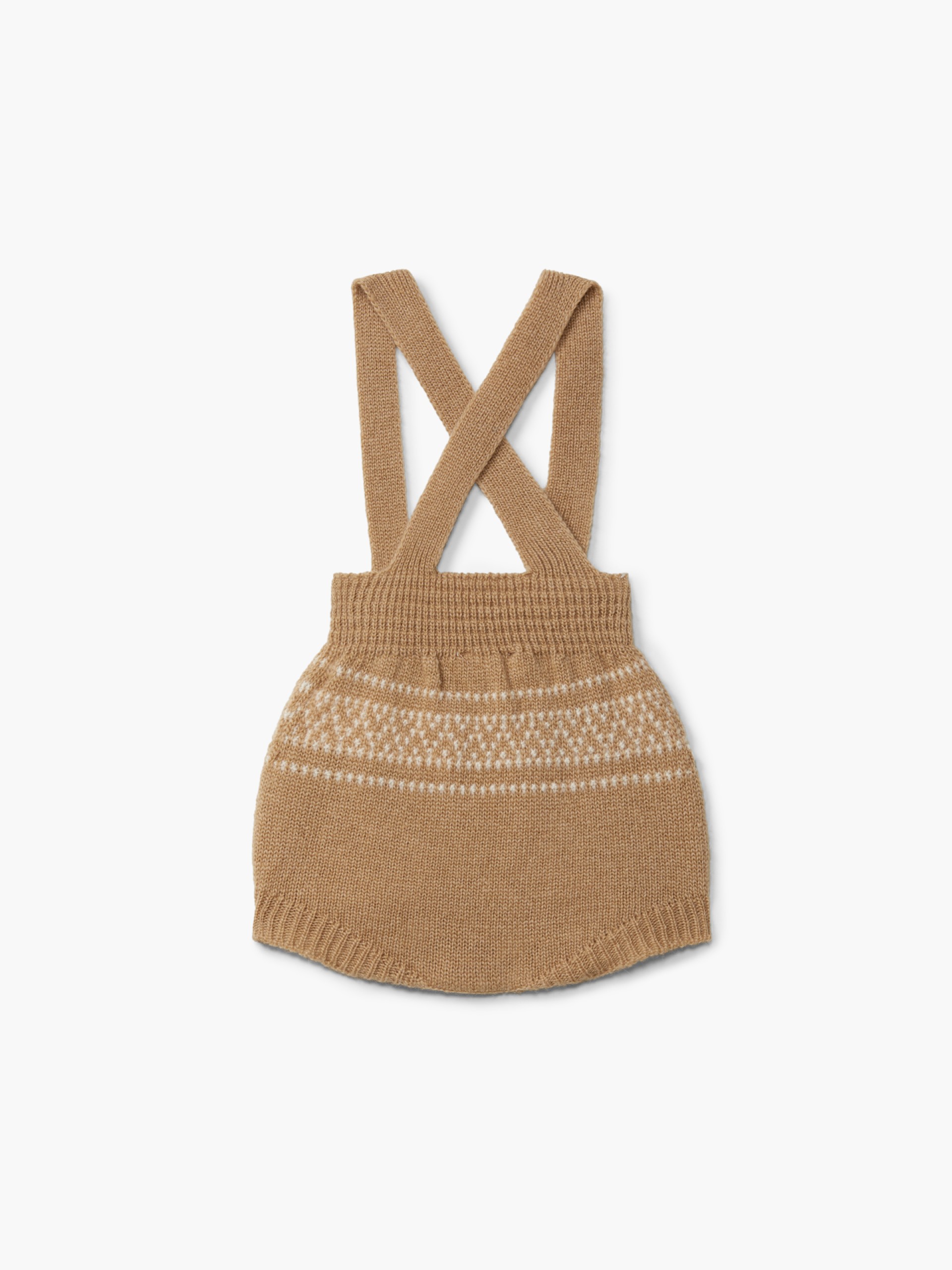 Knitted jacquard shortie