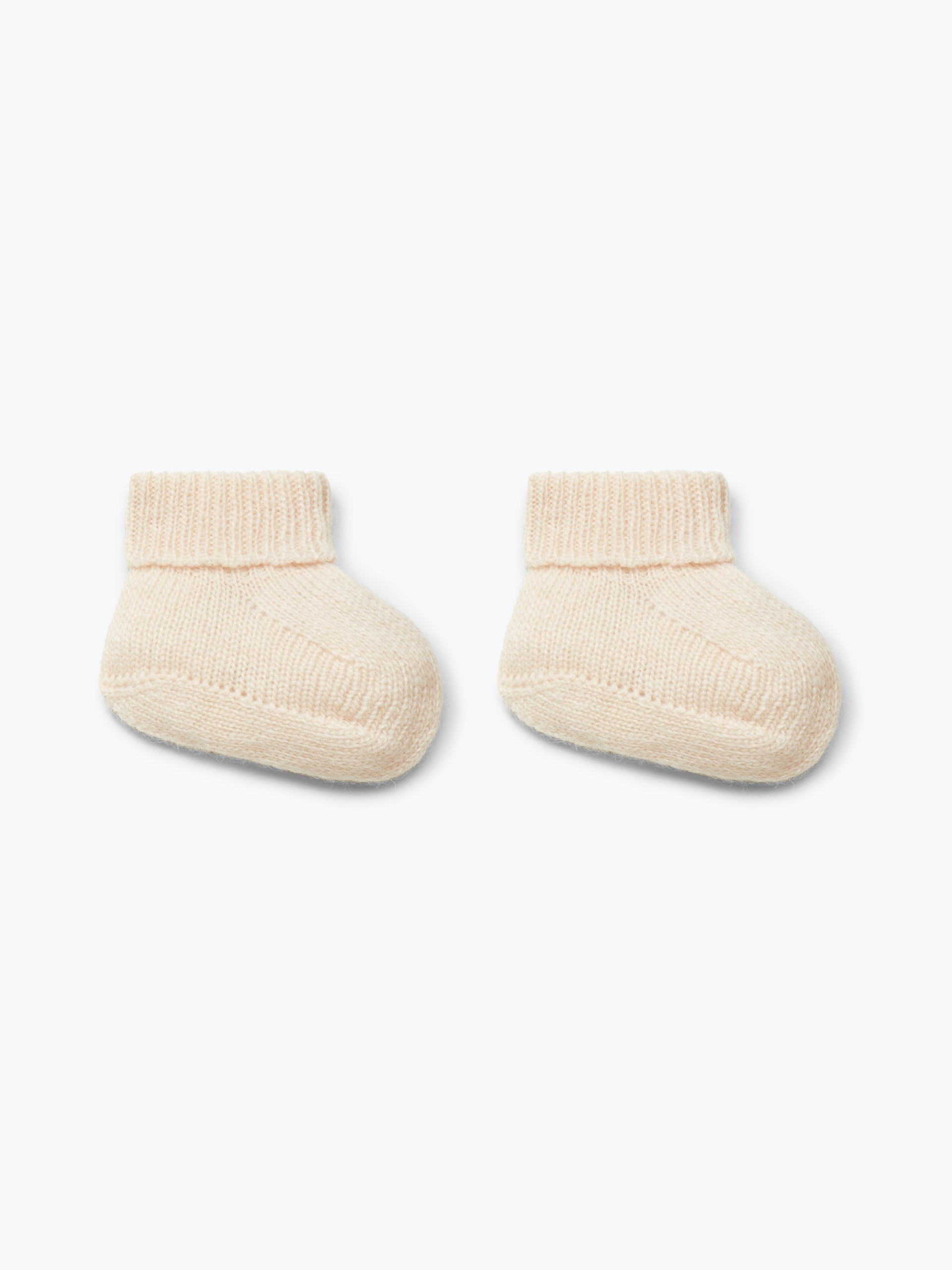 Knitted booties