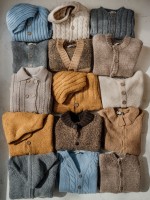 Knitted wool cardigan Knitted wool cardigan