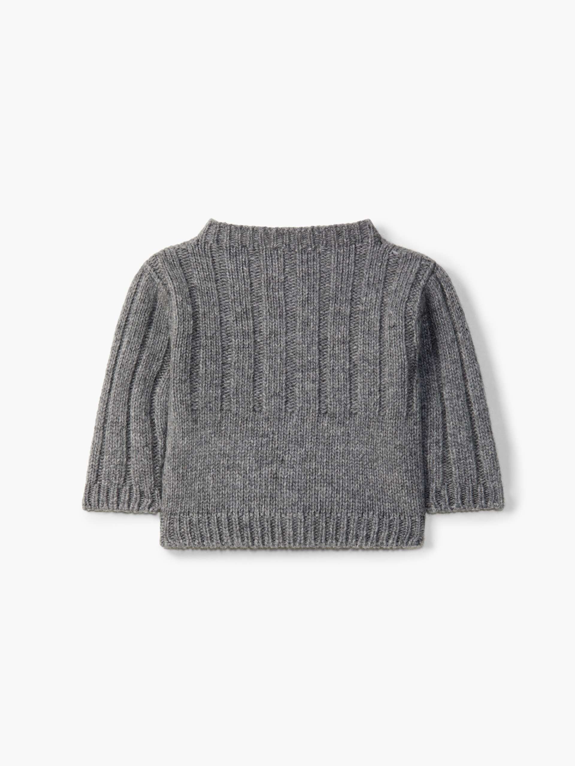 Knitted wool cardigan
