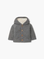 Hooded wool cardigan Hooded wool cardigan
