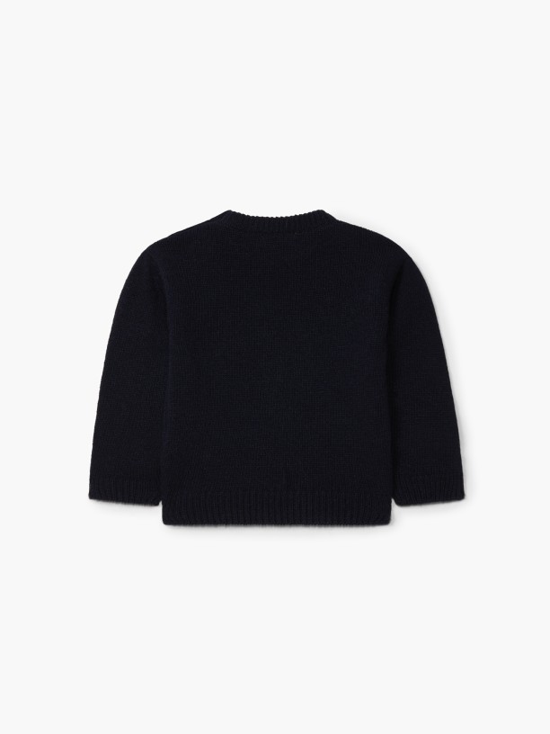 Knitted wool sweater