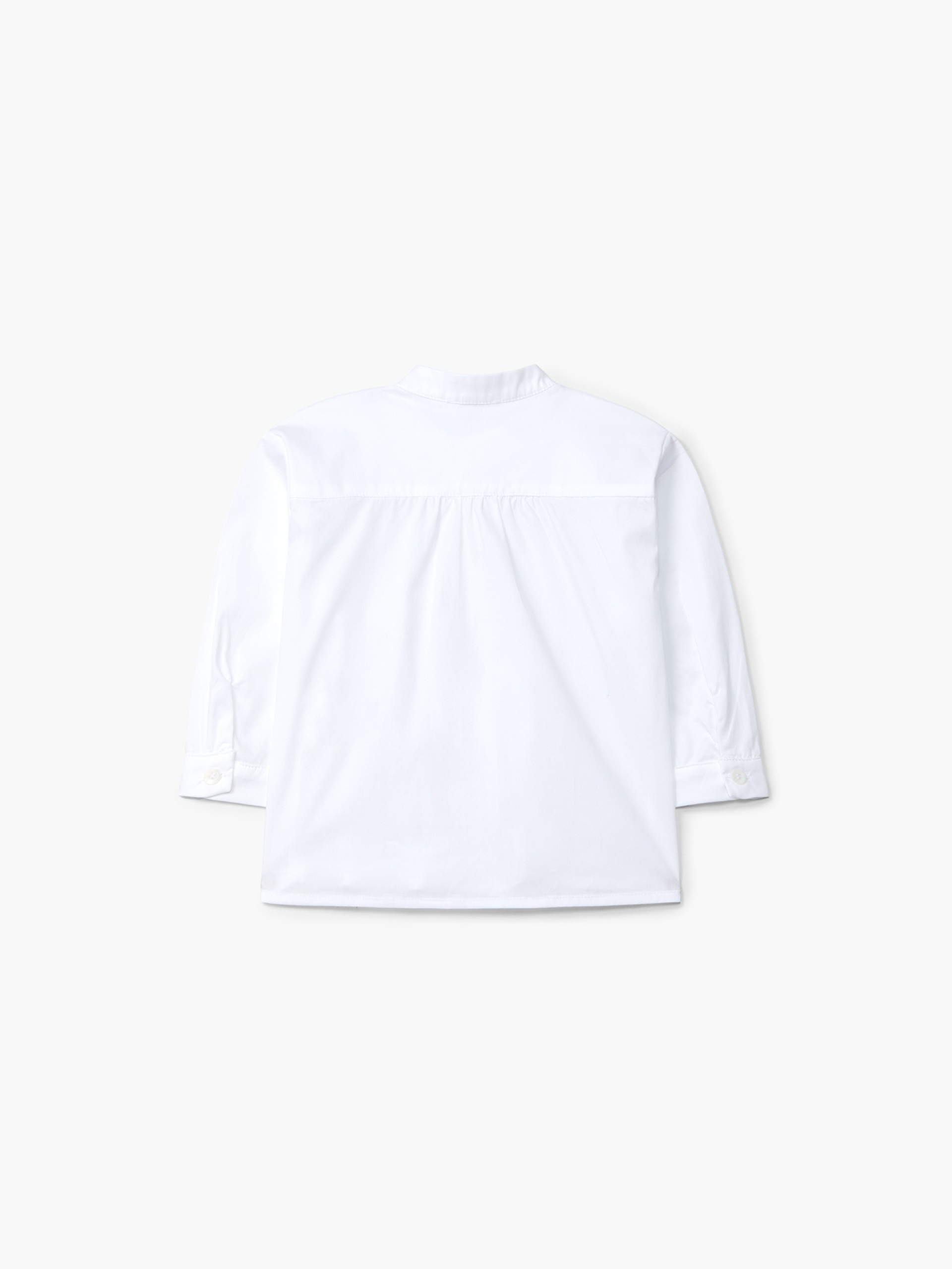 Mandarin collar shirt