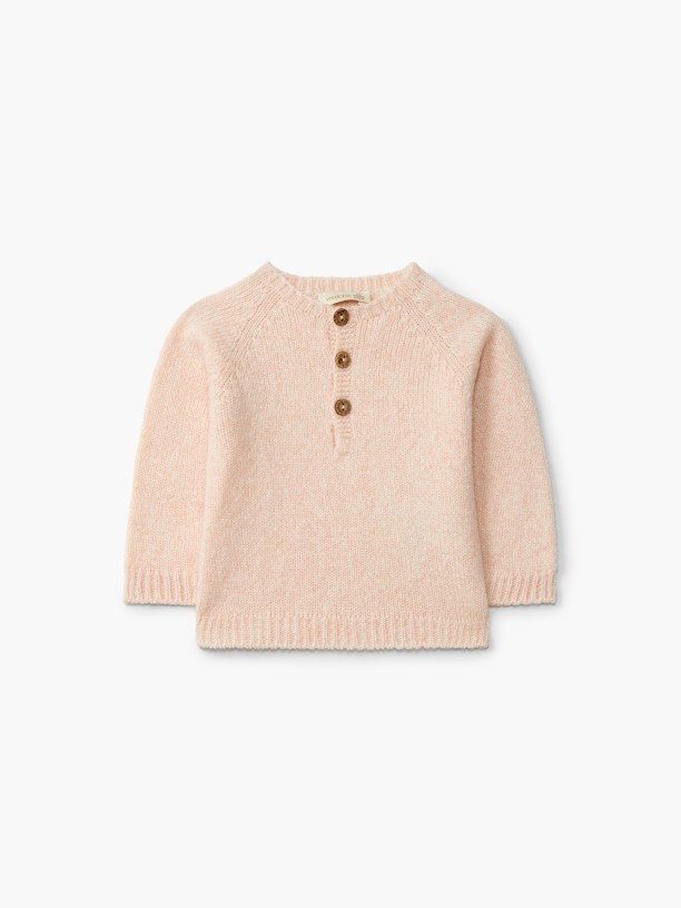 Knitted wool sweater