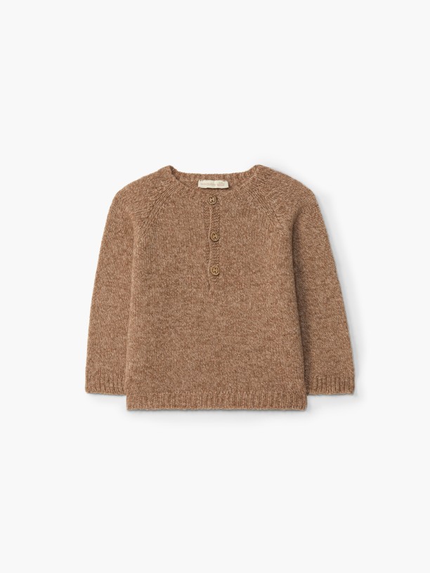 Knitted wool sweater