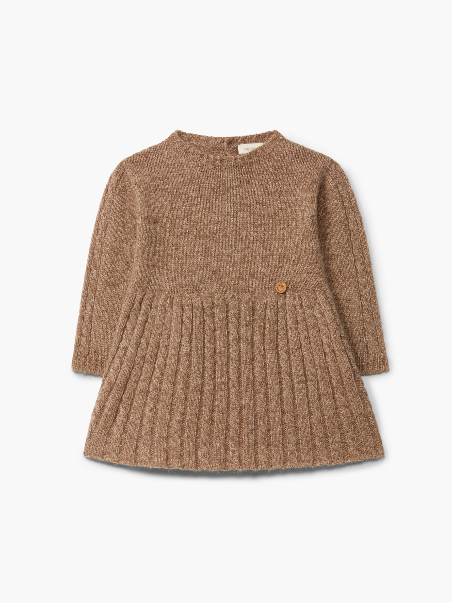 Knitted wool dress
