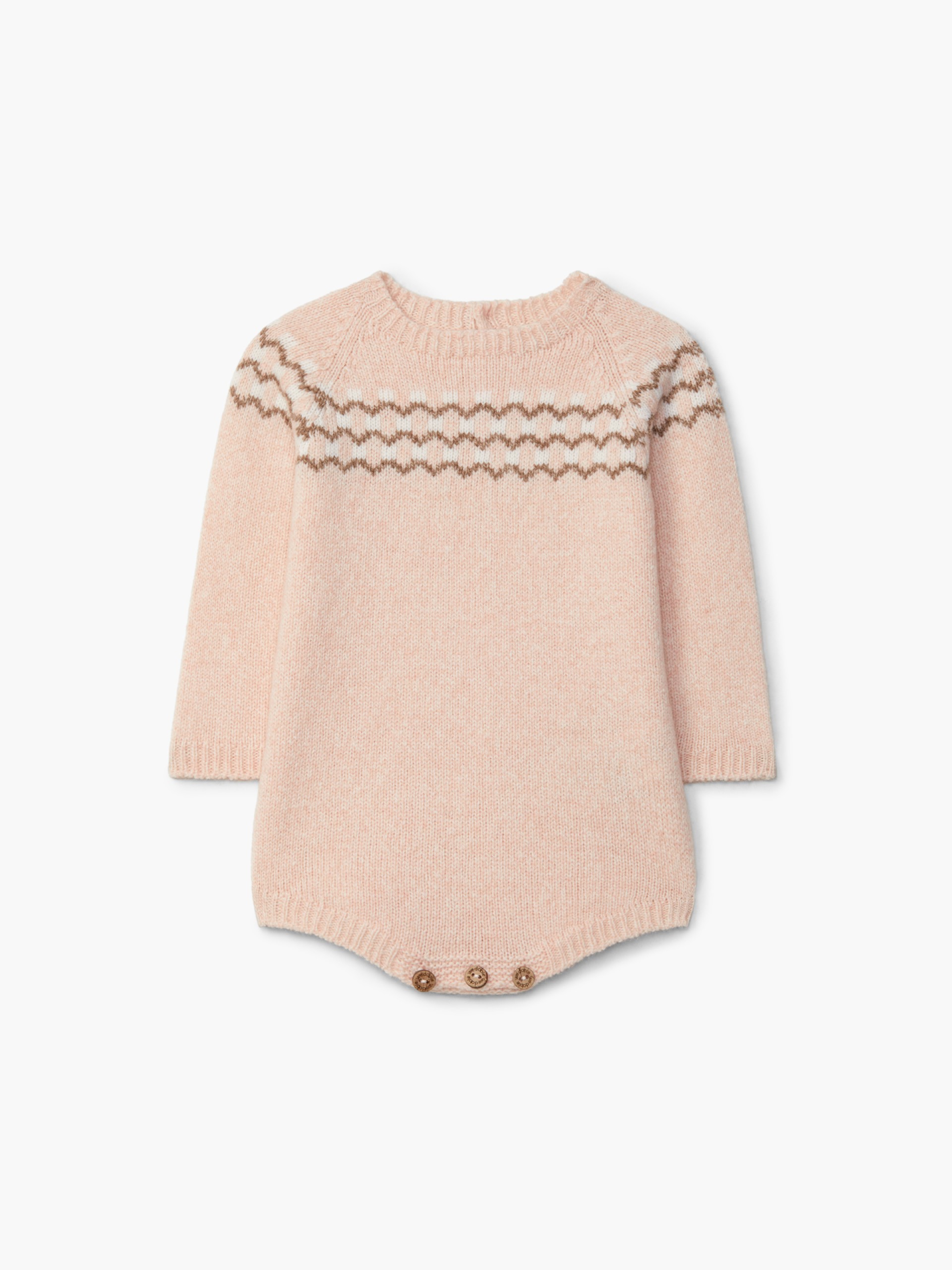Knitted jacquard shortie