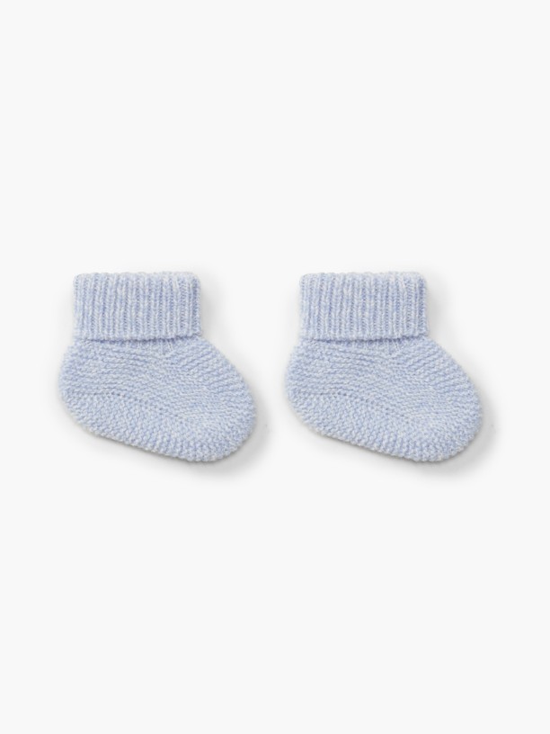 Knitted wool booties Knitted wool booties
