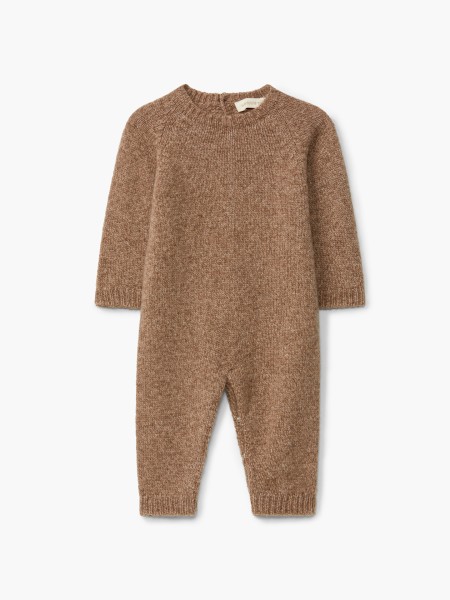 Knitted wool jumpsuit