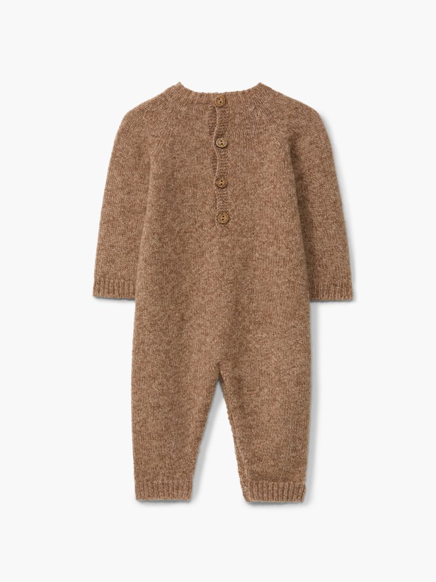 Knitted wool jumpsuit
