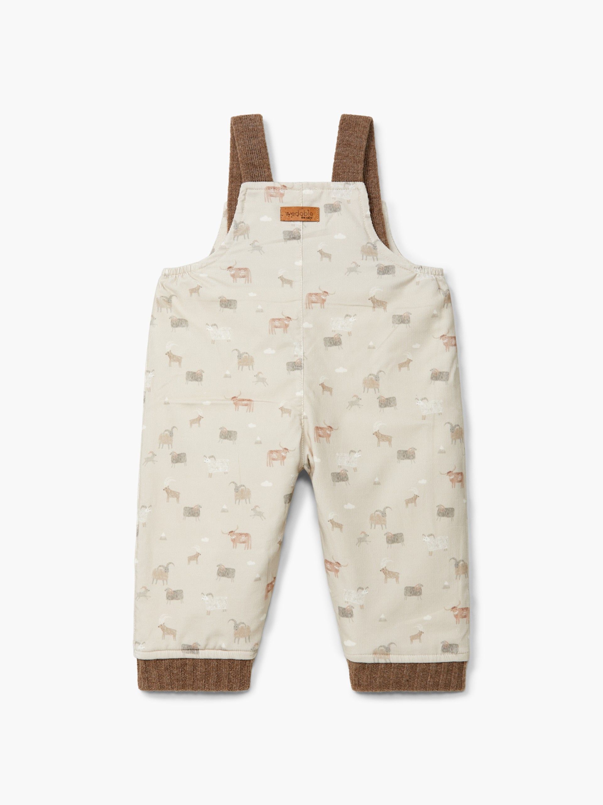 Bombazine dungarees
