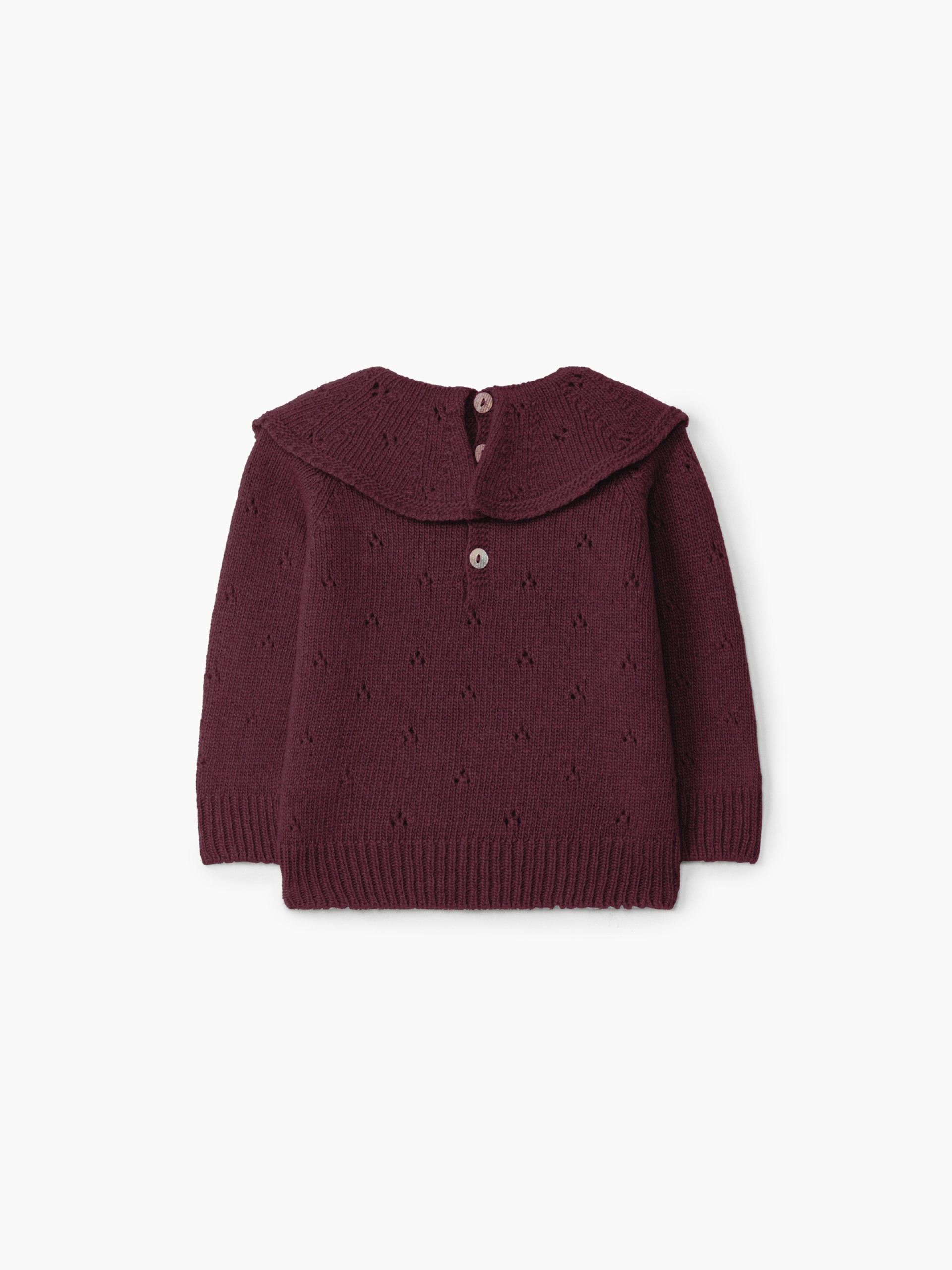 Knitted wool sweater