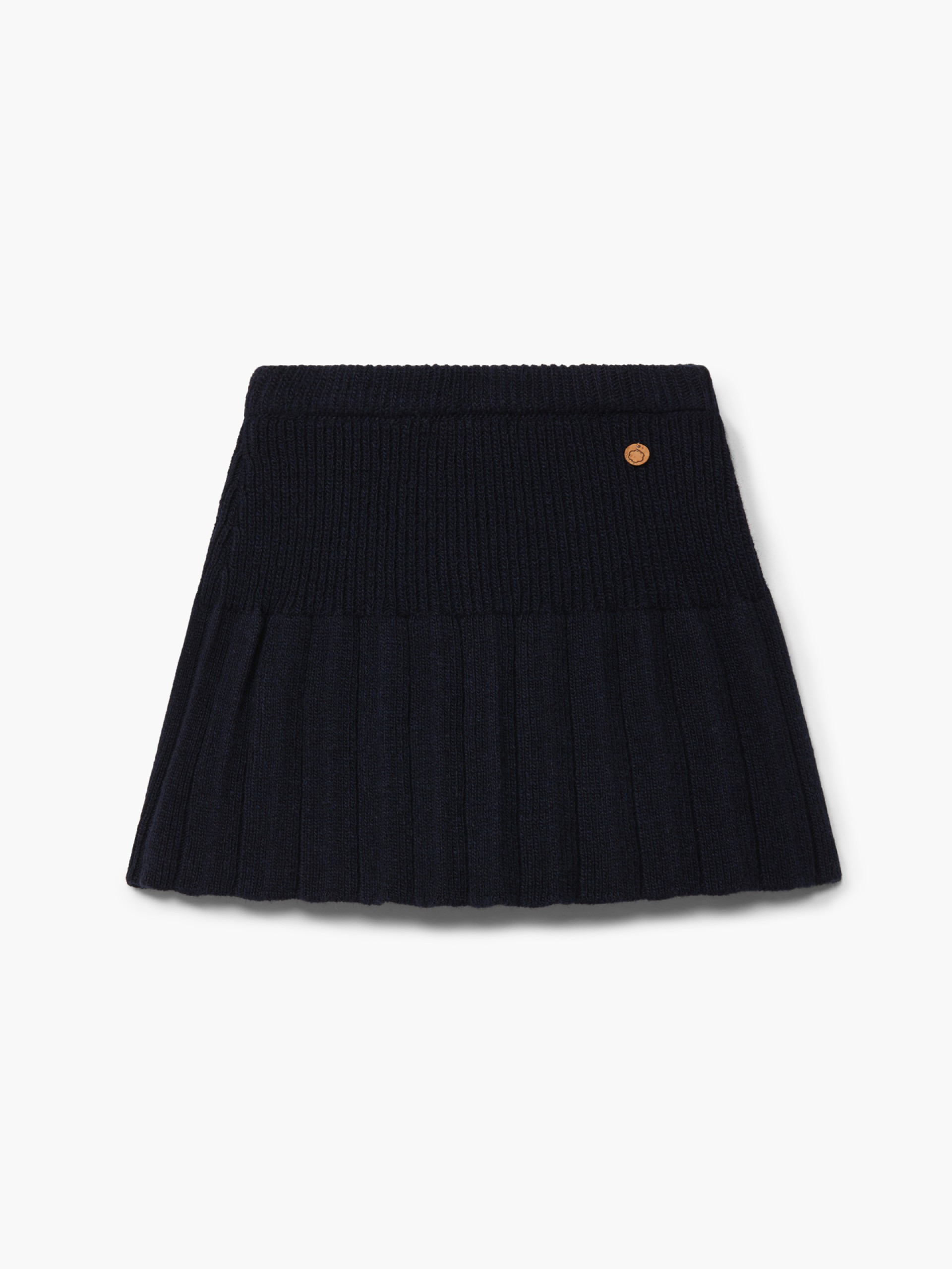 Knitted wool skirt