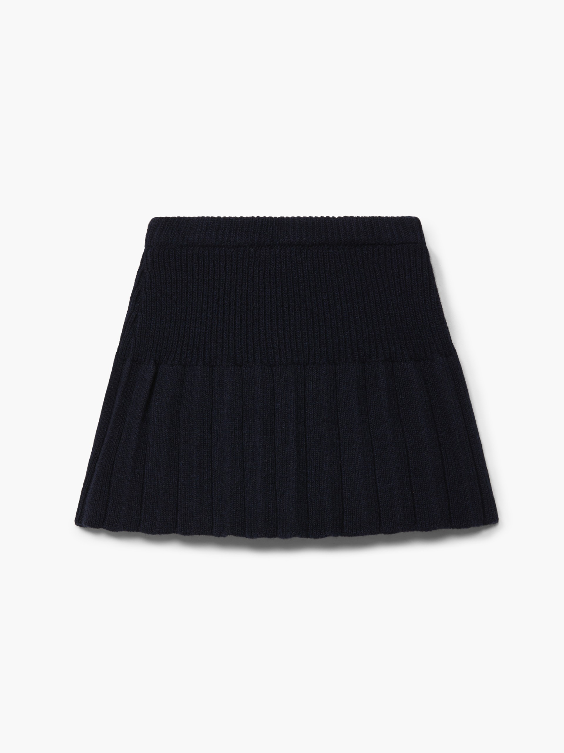 Knitted wool skirt