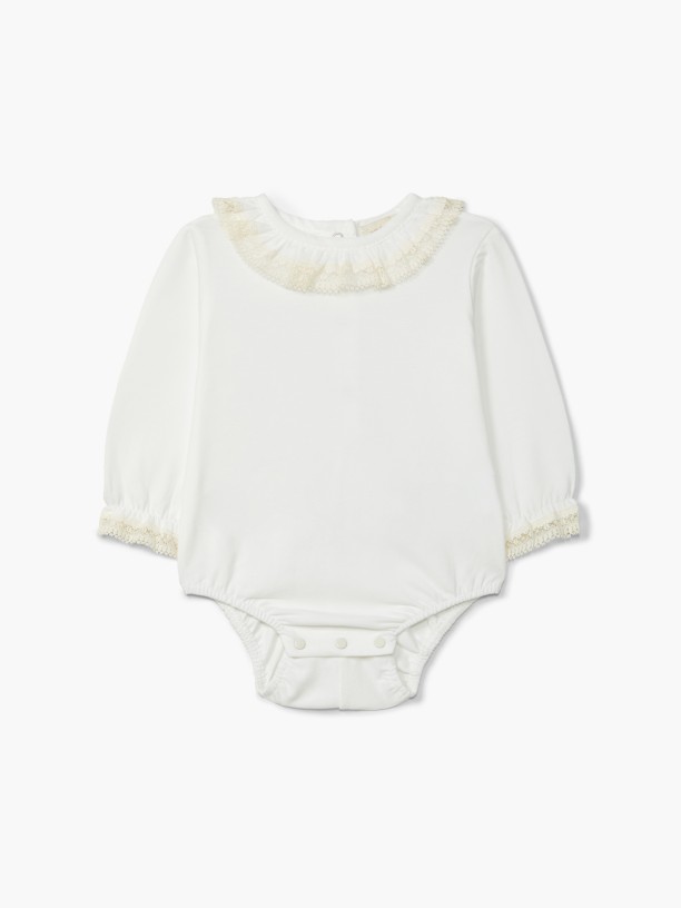 Ruffled bodysuit