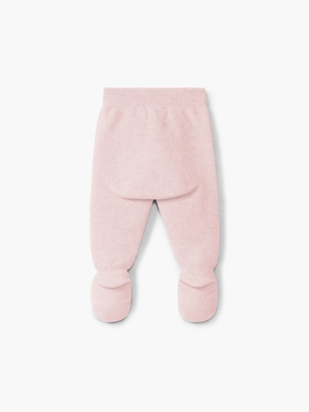 Knitted cashmere trousers