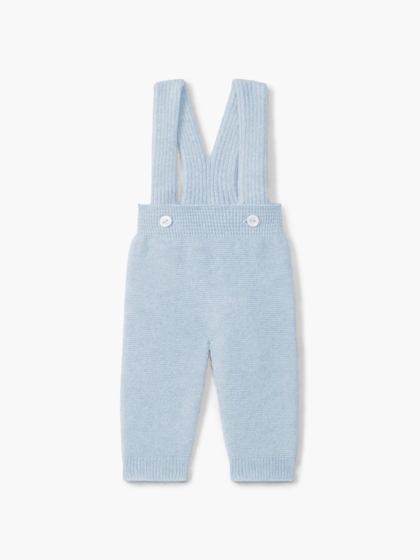 Knitted cashmere trousers