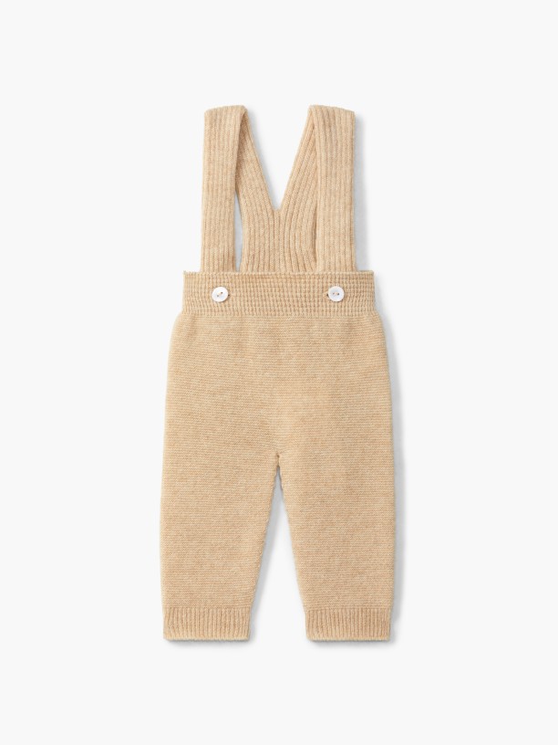 Knitted cashmere trousers