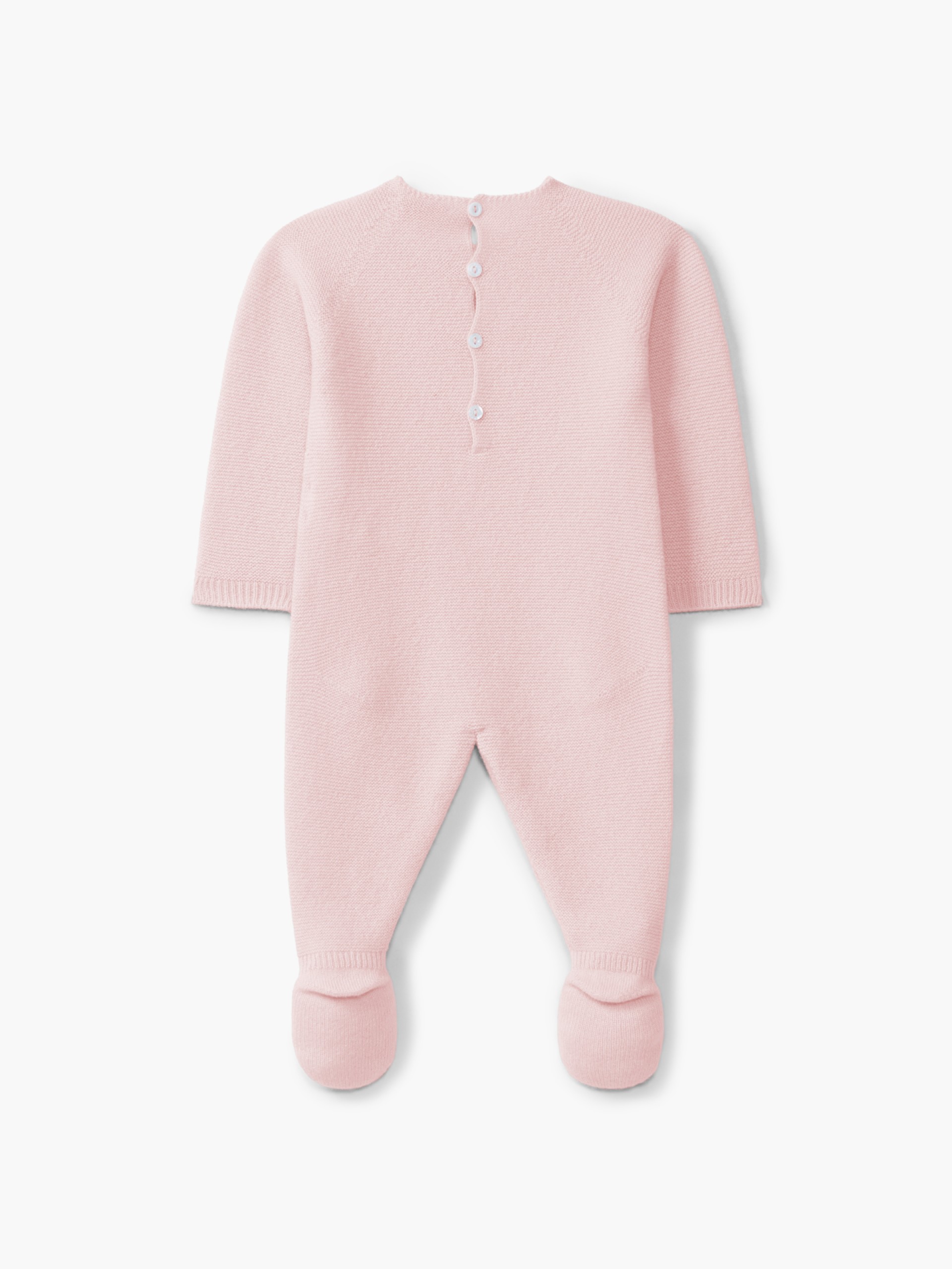 Knitted cashmere babygrow
