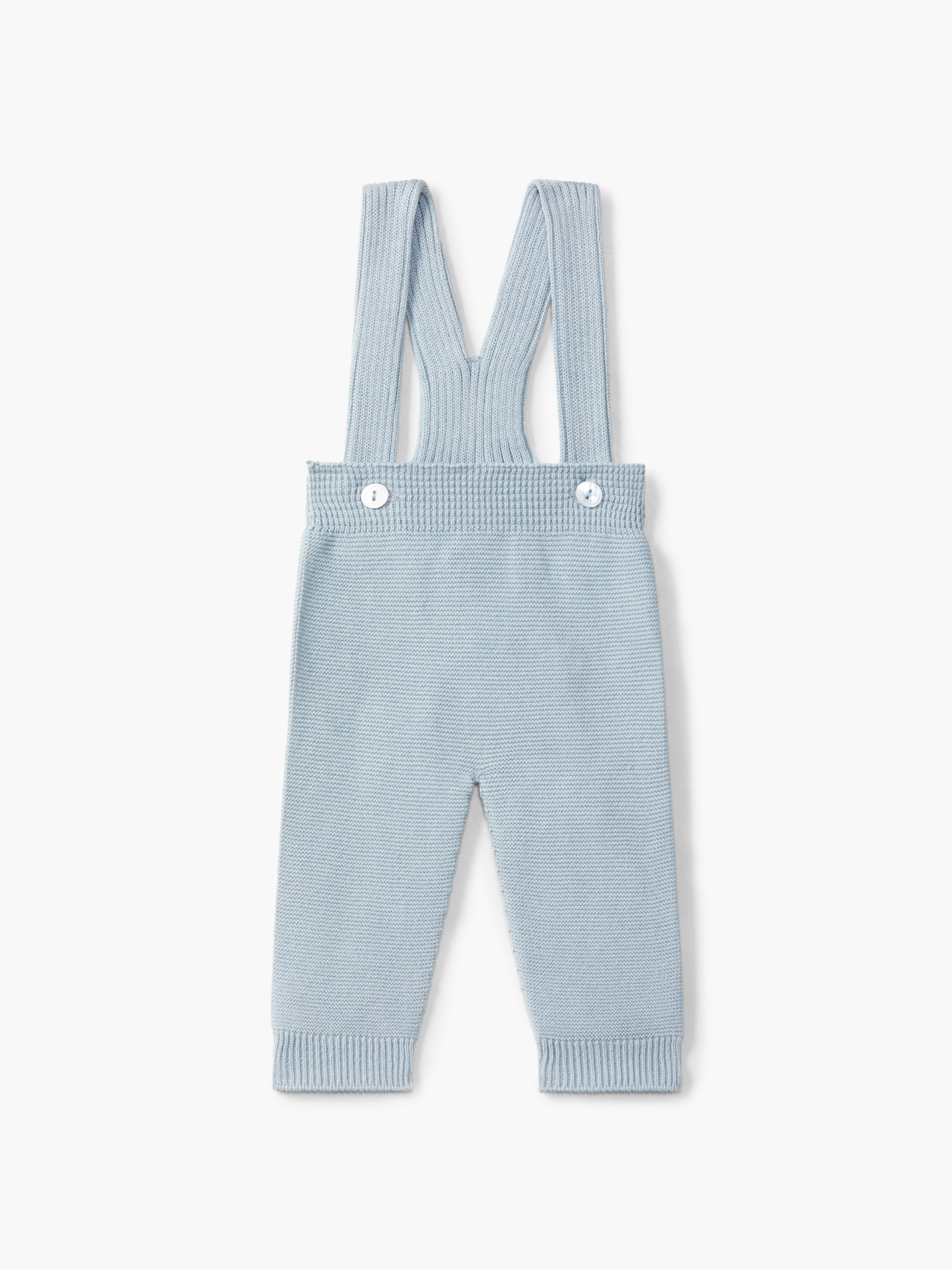 Knitted wool trousers