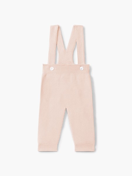 Knitted wool trousers