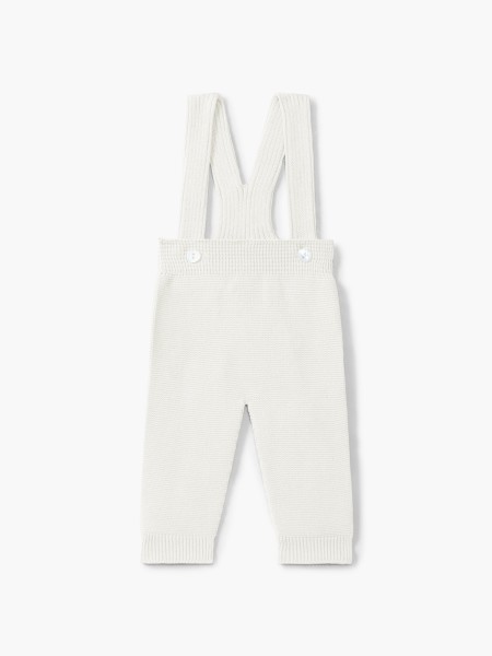 Knitted wool trousers