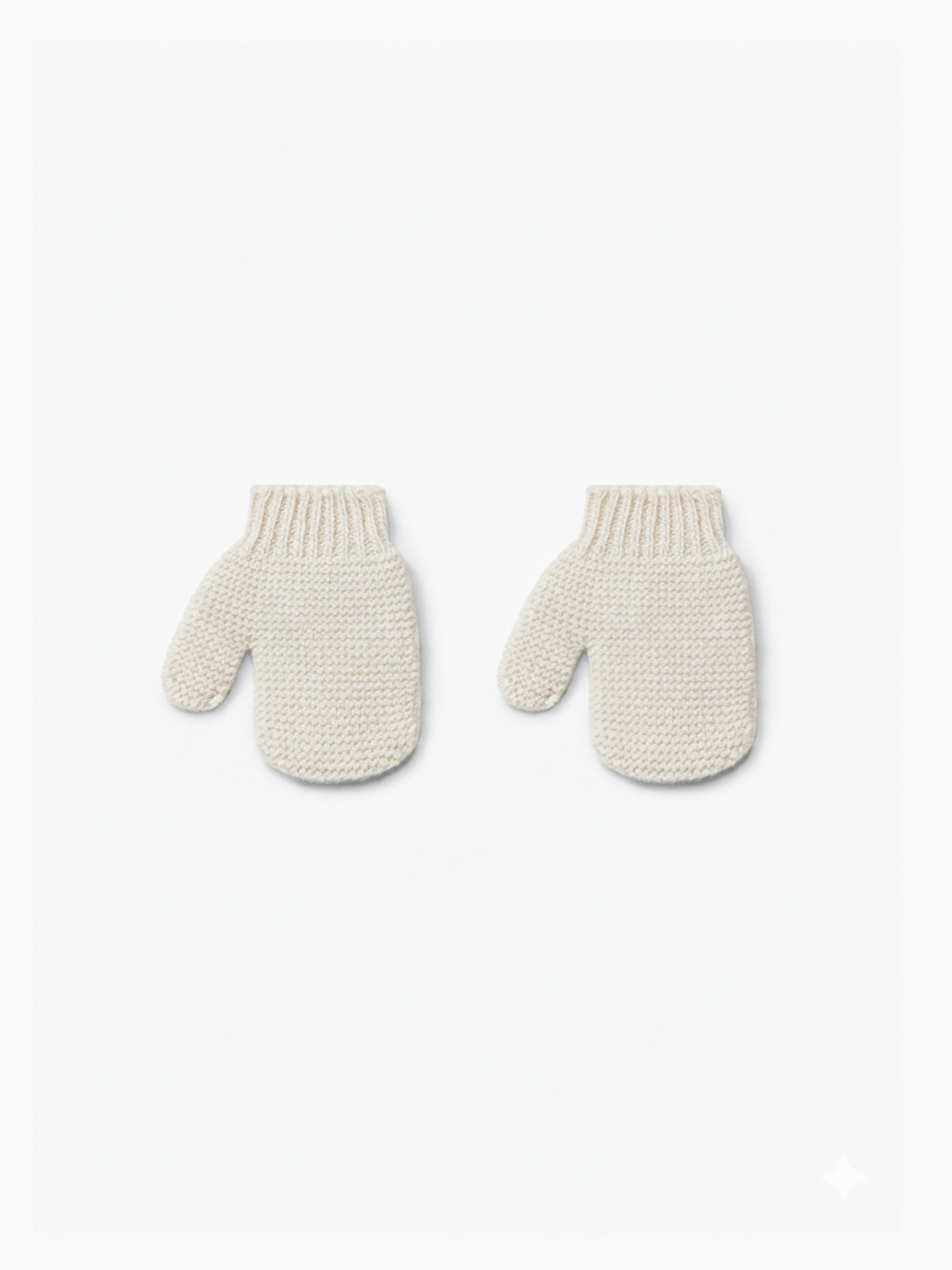 Knitted mittens