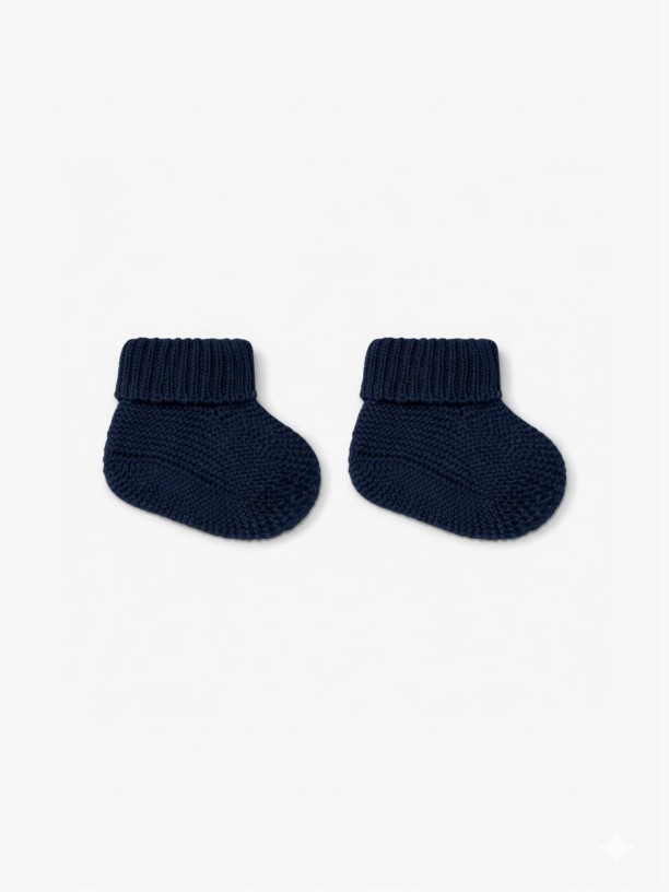 Knitted wool booties Knitted wool booties
