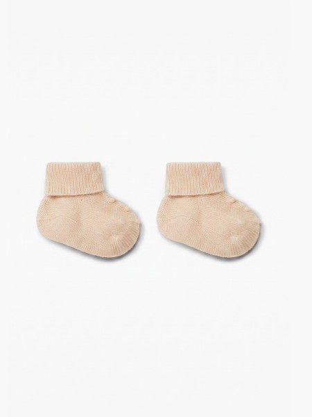 Knitted booties