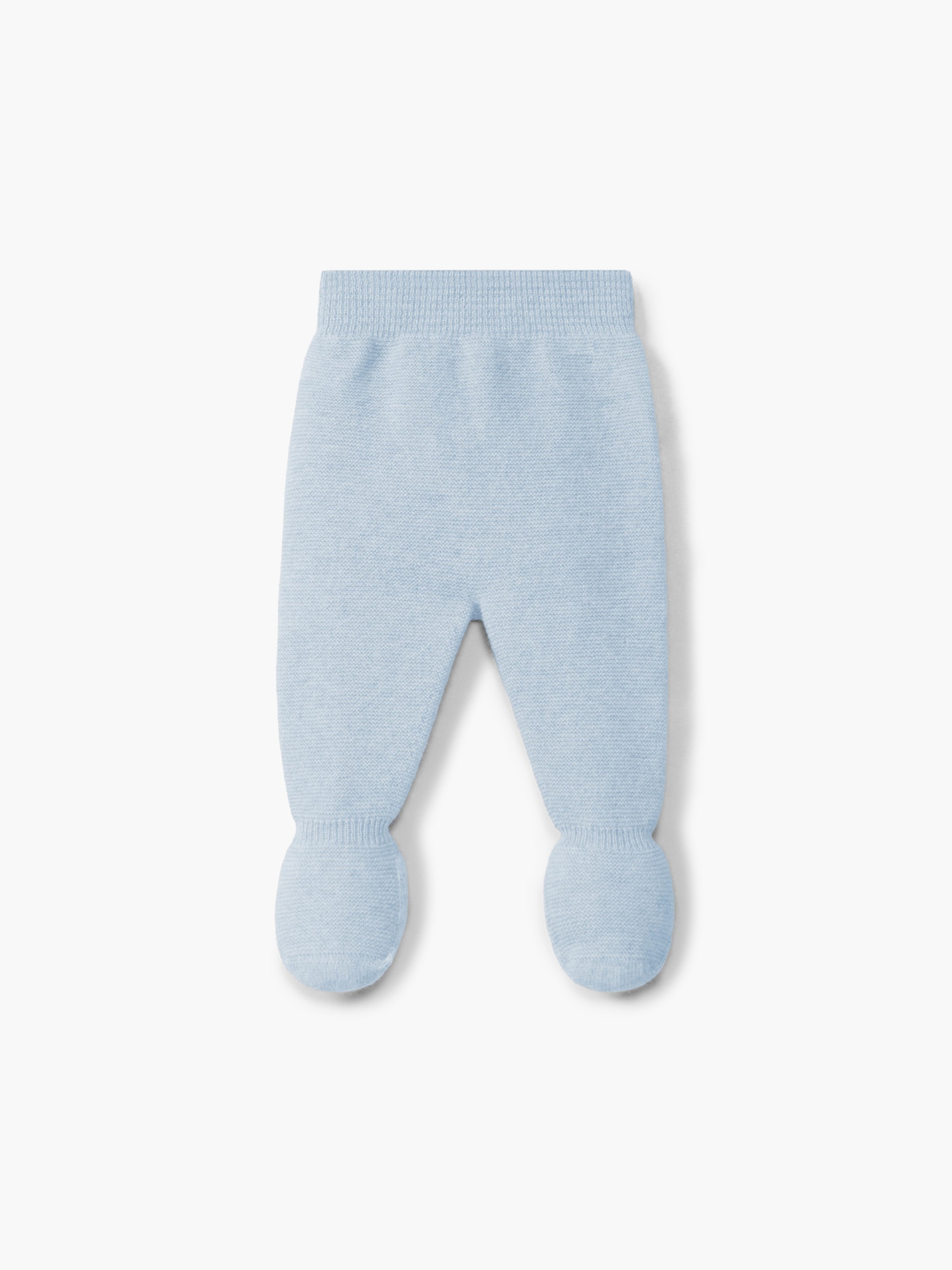 Knitted cashmere trousers